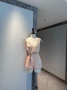 现货【西柚罗兰】s1p生日私服高定西柚粉可拆蝴蝶结连体裤休闲裤