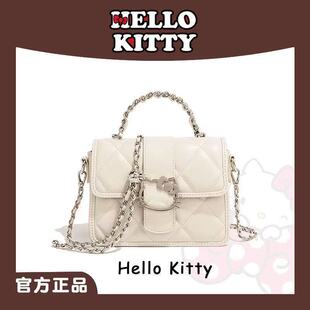 Next Kiss优品hellokitty凯蒂猫斜挎小方包女生百搭单肩链条包