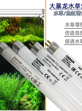 翼龙鱼缸雷龙水族箱全光谱灯管