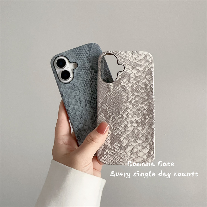 高级感小众ins雾霾蓝蛇纹超薄三包软壳适用iPhone16pro苹果15promax手机壳14pro灰白13pro新款12个性11保护套