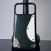 电吉他实木定制吉他摇滚手机壳硝基漆手工复古做旧苹果全系防摔壳