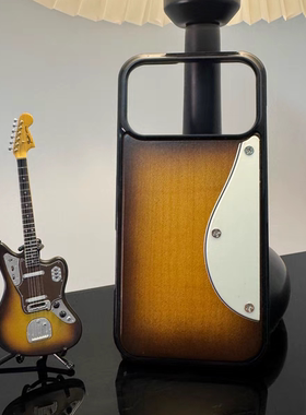 【倒闭清仓】fender芬达电吉他实木定制吉他摇滚手机壳硝基漆喷漆relic复古做旧摇滚风苹果iphone全系防摔壳