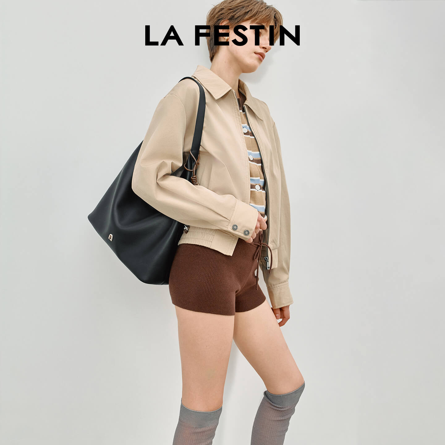 拉菲斯汀HOBO悠悠包包女2025新款秋冬通勤腋下斜挎包大容量托特包