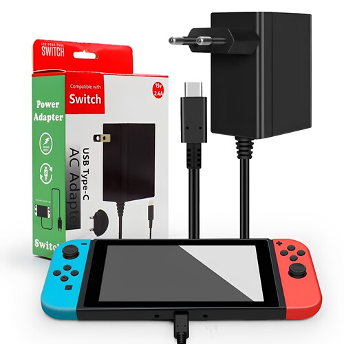 Switch/OLED英规充电器现货