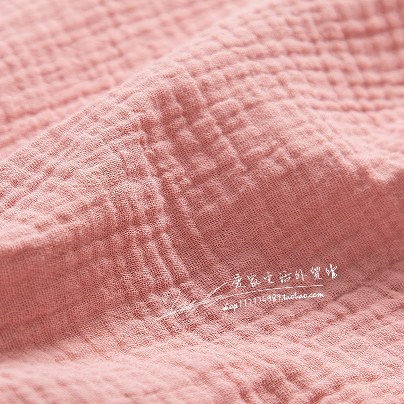 SUPER FAIRY WASHED COTTON GAUZE CREPE PAJAMA TOP WOMENS SINGLE PIECE FRESH RETRO THIN CUTOUT COTTON THREE-QUARTER SLEEVE T-SHIRT