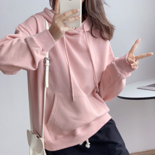 23秋冬季 哺乳卫衣宽松减龄喂奶上衣产后喂奶服女 纯棉连帽长袖