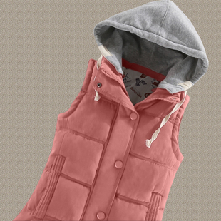 羽绒棉马甲女款外穿2026新款秋冬洋气爆款背心女士小坎肩马夹外套