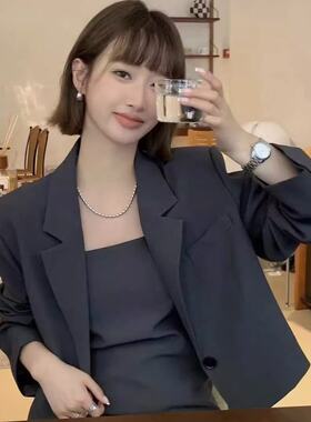 十三行正品早秋短款西装外套女