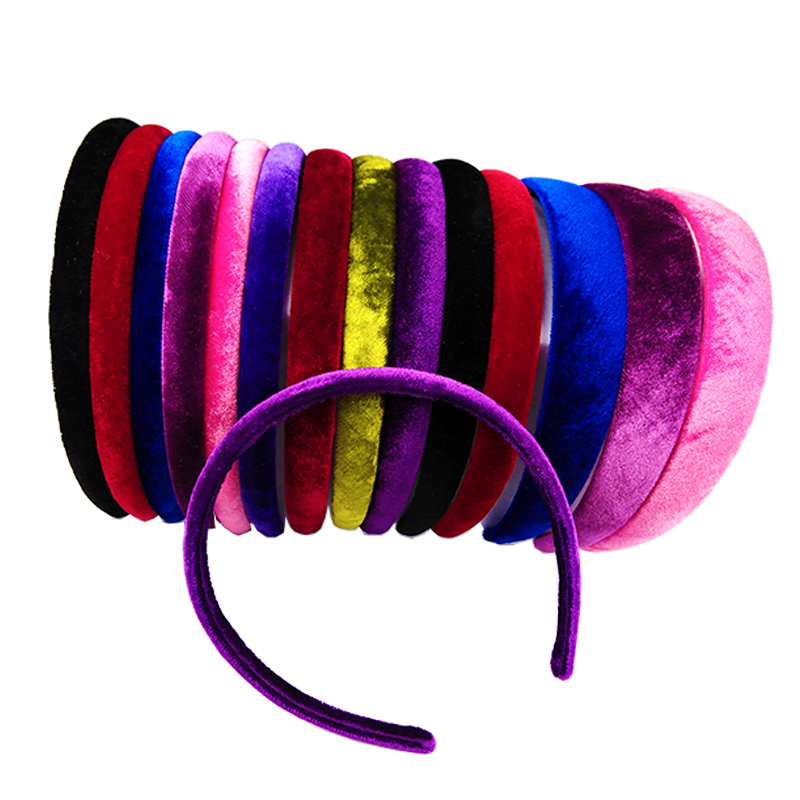 丝绒头箍韩版发卡