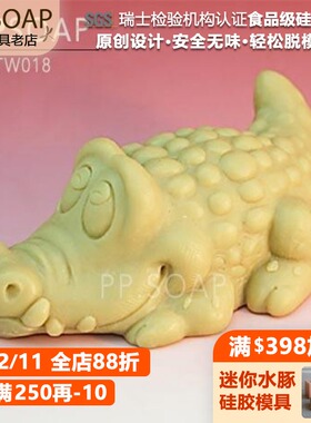 PPSOAP原创设计 食品级硅胶模 手工皂模具 TW018 扣扣呆