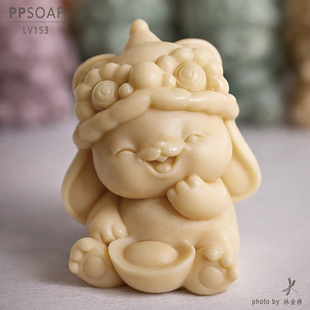 DIY材料 LV153 扩香石 PPSOAP硅胶手工皂模具香皂蜡烛石膏香薰模