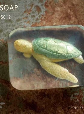 PPSOAP原创设计手工皂模具食品级硅胶模 皂中皂 CS012   海龜