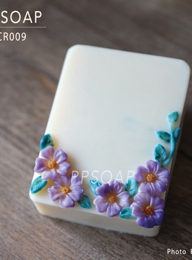 PPSOAP硅胶模具 手工皂蜡烛石膏香薰烘焙磨具 食品级辅食模 CR009