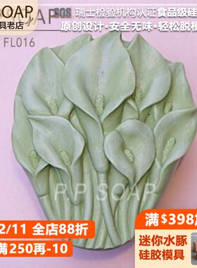 PPSOAP原创点心模具 食品级硅胶模 手工皂模 巧克力烘焙模  FL016