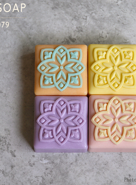 PPSOAP硅胶手工皂模具 蜡烛石膏香薰模 DIY材料 FE079一模两穴