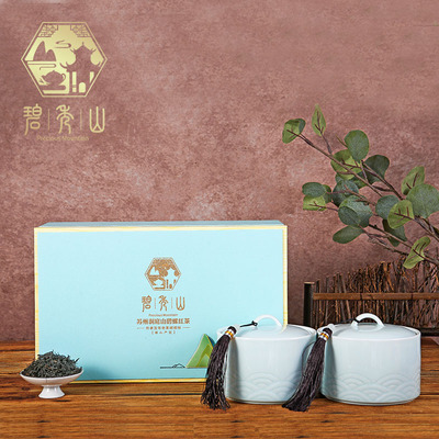 2023、2024年正宗苏州洞庭山碧螺红茶（老茶树）高档青瓷礼盒装