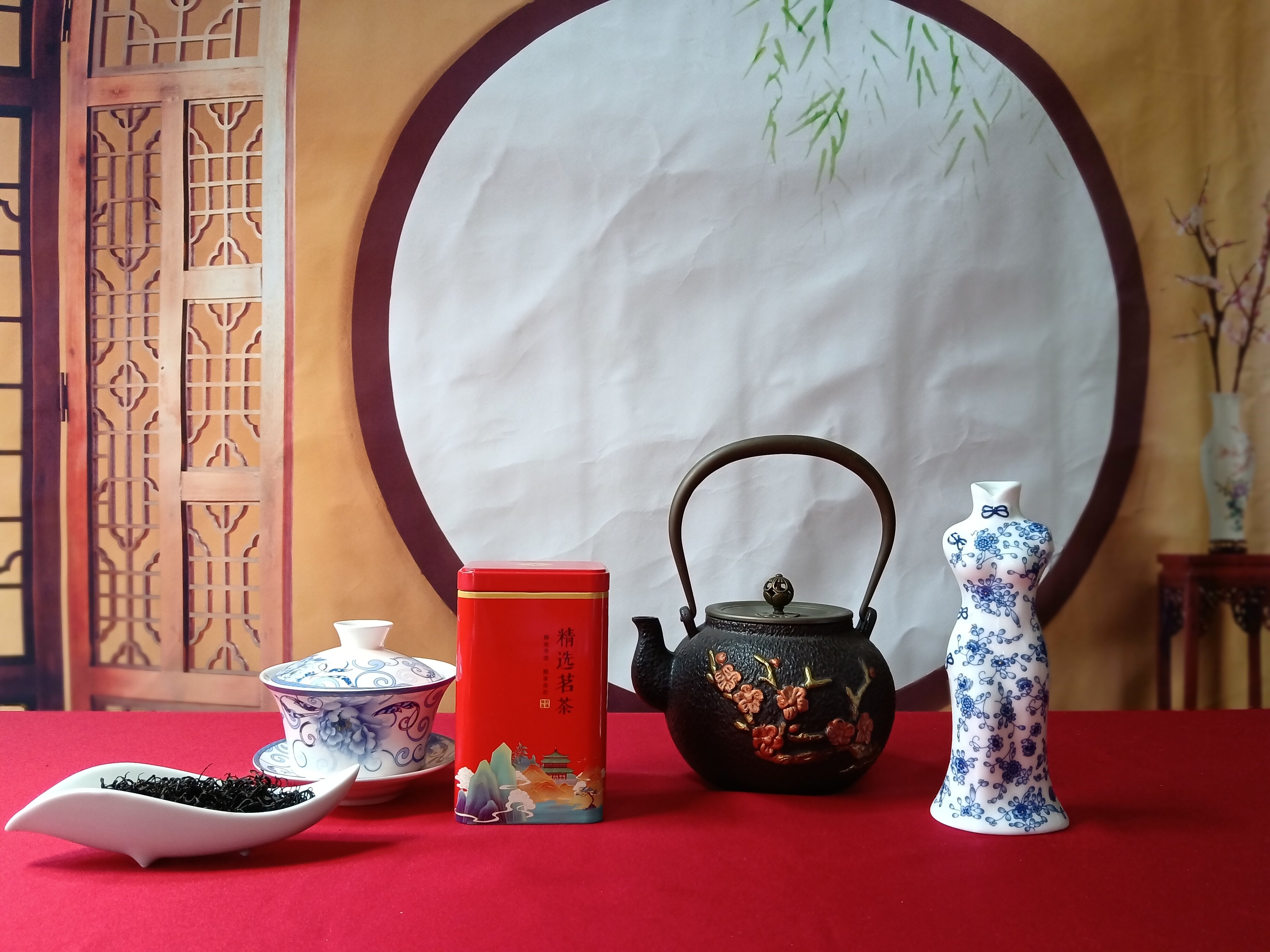 2024年正宗苏州洞庭山老茶树种碧螺红茶马口铁简易包装