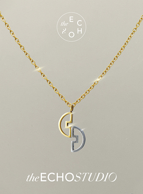 theECHO唤应「钱币」金银 拼接 守财 新年礼物 中式 国风 项链女