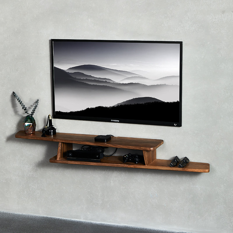 Black Walnut Light extravagance TV cabinet Northern Europe style modern Simplicity Small apartment Wall hanging wall Mini Set top boxin the Residential furniture , Cabinet , TV cabinet  category - from Buy2taobao.com to provide professional Taobao agent buy service
