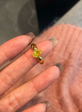 真金24电镀强保色中古风蛋形黄色