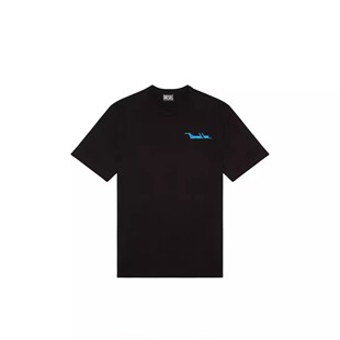 D意大利街头休闲潮牌男装欧美男士纯棉修身短袖半袖圆领T恤出口