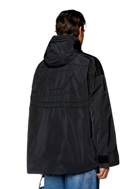 D意大利街头潮牌男装欧美男士宽松廓形OVERSIZE夹克外套风衣小众