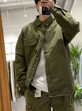 宽松可拆卸内胆棉服工装夹克外套