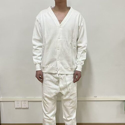 正品库存老货漂白绒衣套装宽保暖棉衣裤防寒卫生绒衣绒裤服装男士