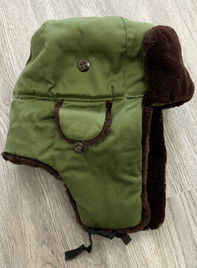 雷锋帽！涤卡布料温区栽绒帽男士冬季保暖加厚棉帽防寒防冻护耳帽