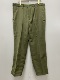 休闲直筒裤 羊毛尼呢子裤 呢裤 子黄色毛料冬季 老式 绿色马裤