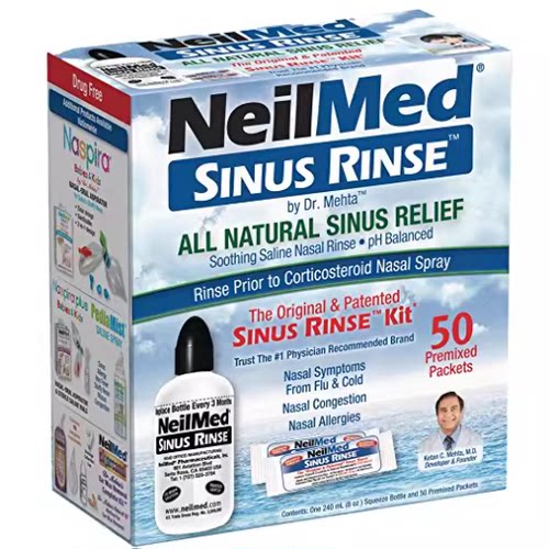 美国代购NeilMed Sinus Rinse - A Complete Sinus Nasal Rinse K
