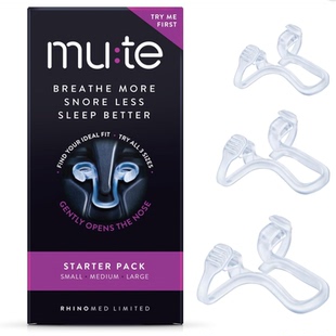 美国Rhinomed Mute Nasal Dilator for Snoring Reduction