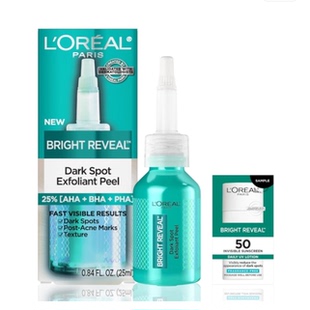 LOreal Paris Bright Reveal Dark Spot Exfoliant Peel, 25% A