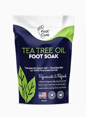 Tea Tree Oil Foot Soak with Epsom Salt - For Toenail Repa