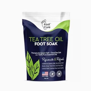 Tea Tree Oil Foot Soak with Epsom Salt - For Toenail Repa