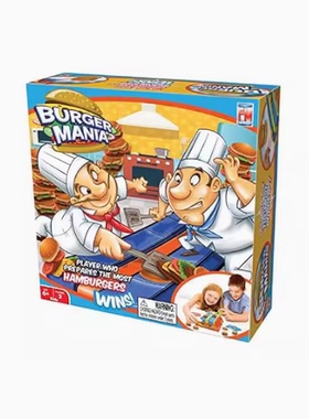 Fotorama Burger Mania Sizzling Build-A-Burger Game， Fast-