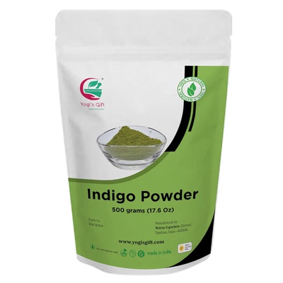 500 GRAMS | 100% Pure INDIGO POWDER for Hair (1.2LB /17.6 oz
