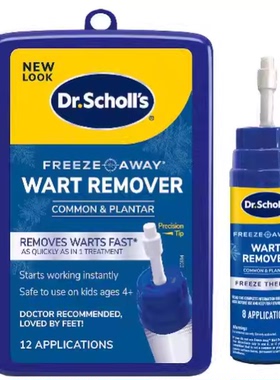 现货Dr. Scholl's Freeze Away WART Remover, 12 Applications