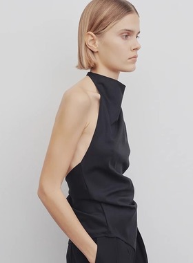 THERSTUDIO ROW背心吊带新款小众设计感露背打底挂脖无袖上衣女装