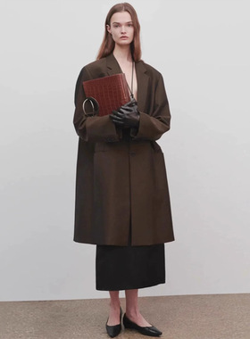 THERSTUDIO ROW外套西装大衣女新款慵懒风中长款风衣西服大衣