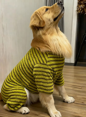 狗狗衣服冬装加厚绒款四脚衣大中型犬大码20斤宠物大狗田园犬外出