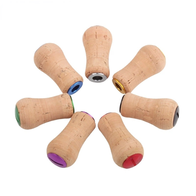 路亚改装渔线轮握丸软木轻量化捏手摇把配件摇臂DIY