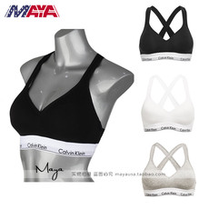 Бюстгальтер 美国ck calvinklein女士运动内衣无钢圈带胸垫性感聚拢文胸qf1654