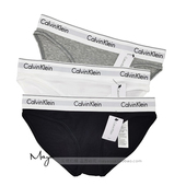 MAYA美国Calvin F3787 三角裤 Klein CK女士莫代尔棉性感比基尼内裤