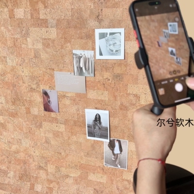 尔兮设计师款软木高端局照片墙板