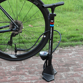 正品 捷安特打气筒电动摩托山地公路折叠自行车气筒高压美法嘴带表