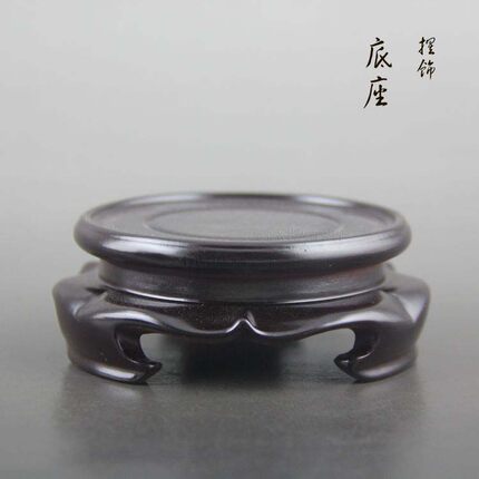 陶瓷家居饰品 工艺品奇石摆饰 装饰器皿瓷器摆件 圆形树脂 底座架