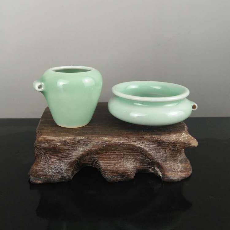 新年青瓷 绣眼 红子 贝子 金青黑白鸟笼配件 麻雀鸟碗 鸟杯两件套|ruв категории животное/Животное питание и принадлежностей, птиц и принадлежностей, птица приборов (новая), питатель - от Buy2taobao.com для оказания профессиональной услуги покупки агента Taobao