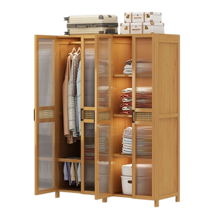 小衣柜家用卧室简易组装出租房用结实耐用新款2026爆款全封闭拉帘