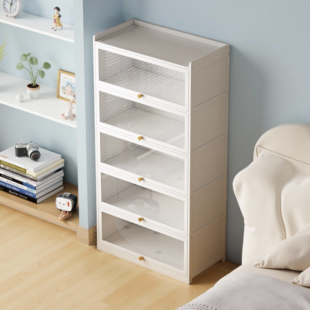 书架落地置物架家用简易书柜带柜门防尘客厅儿童一体靠墙储物柜子,住宅家具,书架,淘宝优惠券,粉丝福利购,淘宝优惠卷